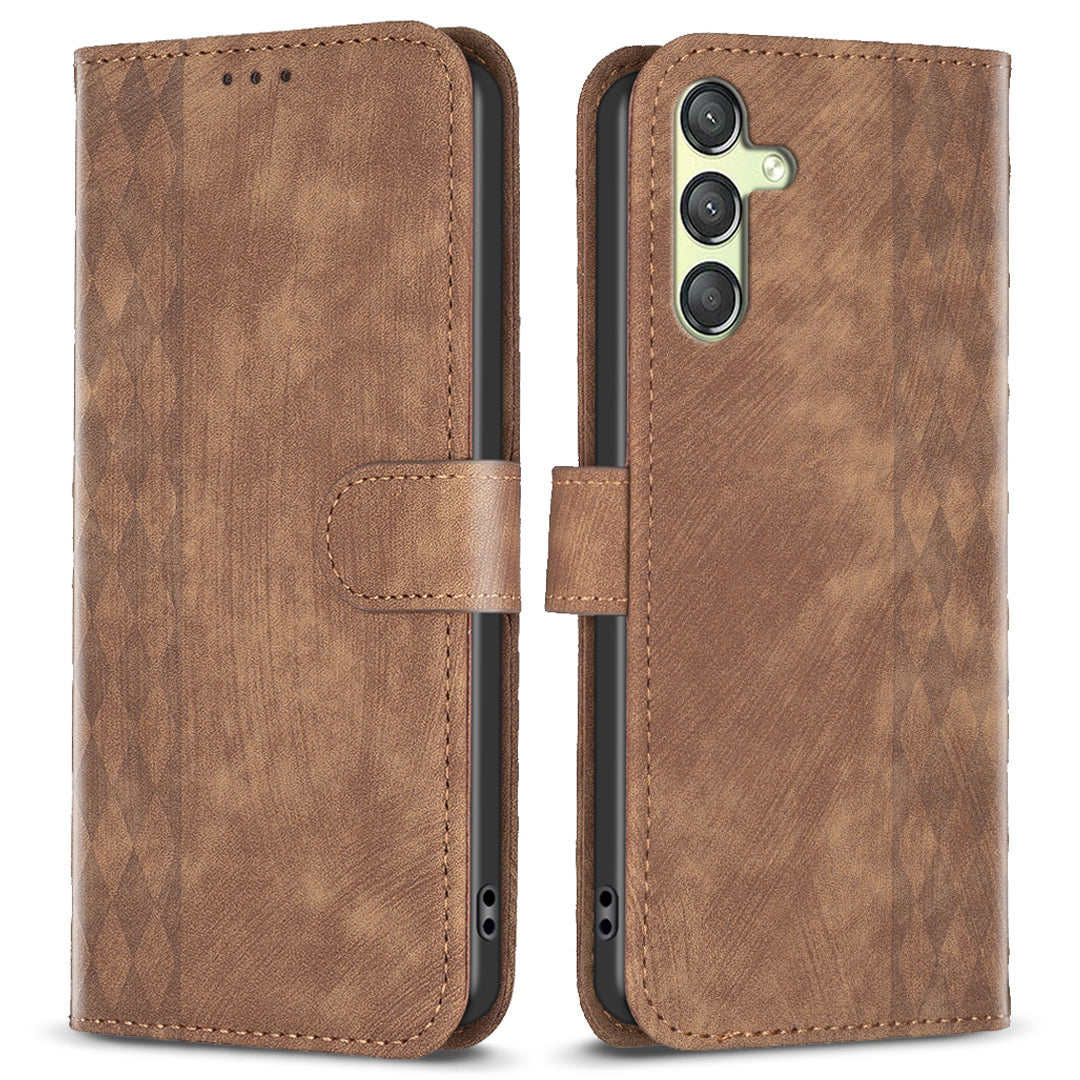 For Samsung Galaxy A24 4G Phone Stand Case Wallet Imprinting Pattern Shockproof Cover For Samsung Galaxy A24 4G Phone Stand Case Wallet Imprinting Pattern Shockproof Cover